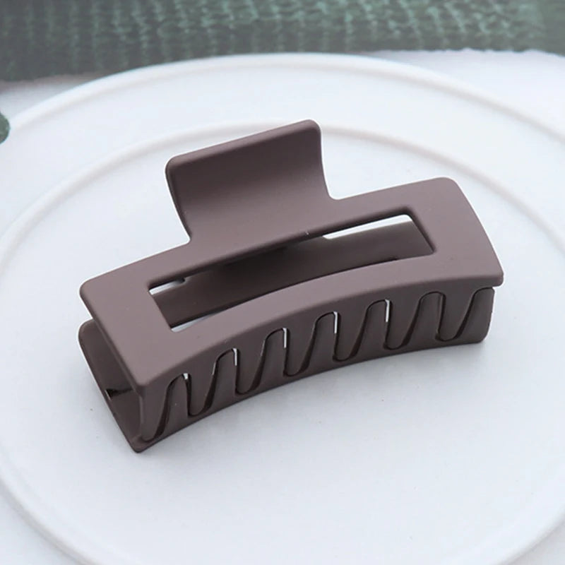 Korean plastic hair clips for women and girls, hairpins, large hair clip, crab barrette, fashion ornament, hair accessories