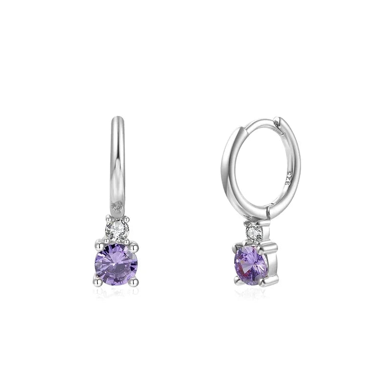 KYOUNUO-Conjunto de pendientes colgantes rellenos de oro y plata para mujer, puños para las orejas, pendientes de aro con forma de flor y mariposa de circón, joyería al por mayor - CR mark