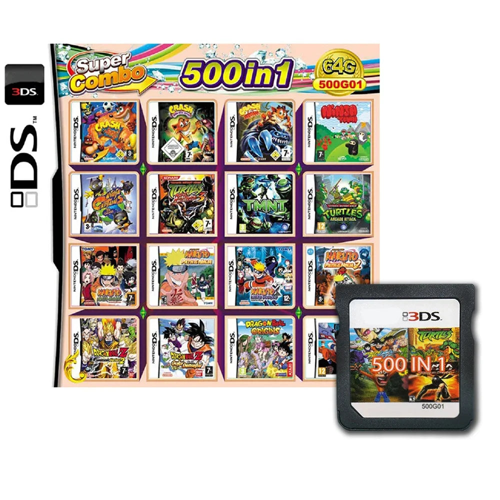 4300 en 1 Compilación DS NDS 3DS 3DS NDSL Cartucho de juego Tarjeta Videojuego Reproductor portátil (tarjeta R4)