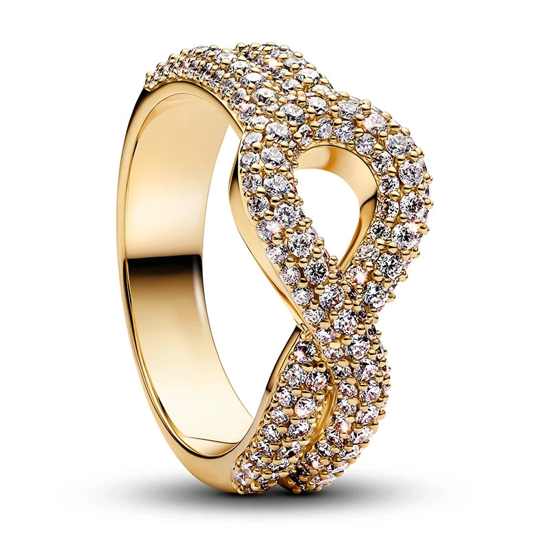 Nuevo Anillo de Plata de Ley 925, anillo atrevido de mariposa brillante para mujer, joyería - CR mark