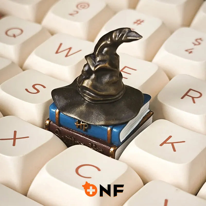 Gorros de Harry Potter, sombrero de clasificación, teclas de teclado mecánico Hogarts, teclas de resina personalizadas, regalo masculino Esc - CR mark