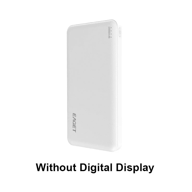 Eaget 10000mAh Power Bank 12W Fast Charging Portable Battery Charger for iPhone 16 Pro 15 14 13 Xiaomi Switch Samsung