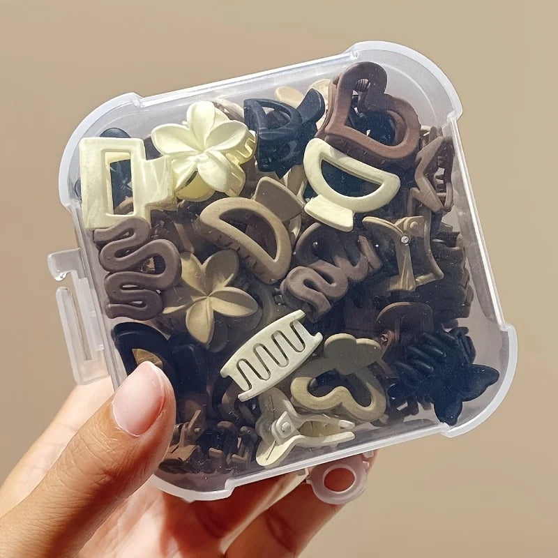 Mixed pack of 5/10/20/30 small beige clips, cute accessories for girls, perfect for everyday use, special occasions, or travel gifts
