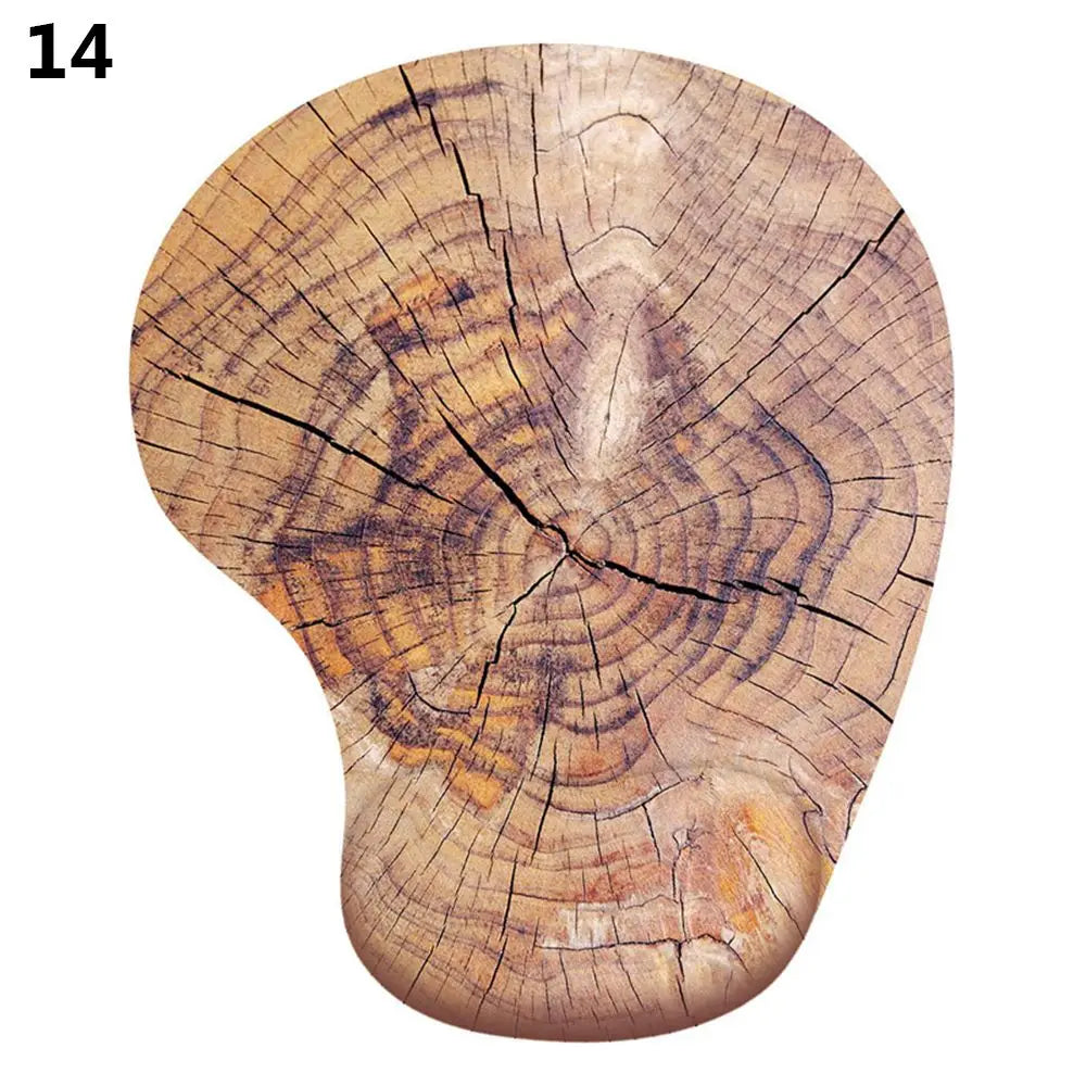 Silicone mouse pad with wrist rest, ergonomic, non-slip, for gaming, desktop, PC, laptop