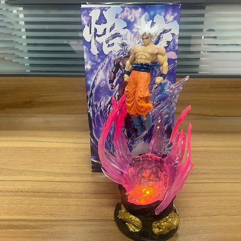 2025 New Dragon Ball Son Goku 25cm Figure Ultra Instinct Super Saiyan PVC Statue Figurine Model Ornament Collection Gift