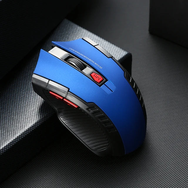 113 Wireless Mouse 2.4GHz Wireless Optical Mouse with USB Receiver 6-Button Portable Wireless Mouse for Laptops