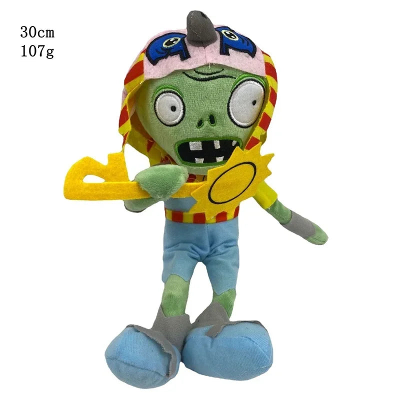 1 pc 30cm Plants vs Zombies Plush Toy PVZ Zombies Gargantuar Pirate Hat Zombies Soft Plush Toy for Kids Gift