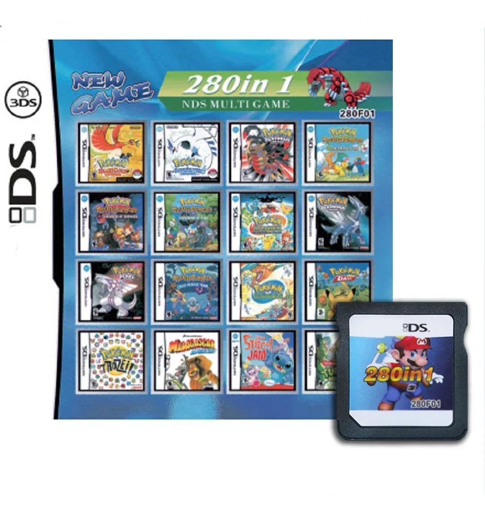 4300 en 1 Compilación DS NDS 3DS 3DS NDSL Cartucho de juego Tarjeta Videojuego Reproductor portátil (tarjeta R4)