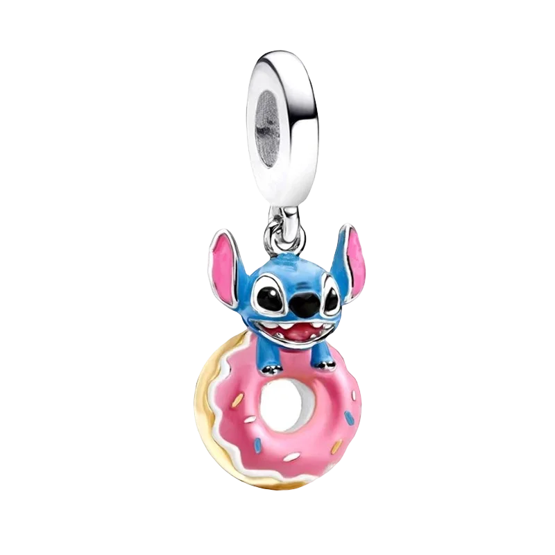 New Disney Stitch Charm Pendant, Winnie the Pooh, Toy Story, Marvel, ST Upside Down, Compatible with Bracelets and Necklaces, for DIY Jewelry, Gift for Women