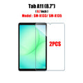 Para Samsung Galaxy Tab A11 Plus A11 + Protector de pantalla de vidrio templado en Galaxy Tab A11 8,7 pulgadas 2025 9H accesorios de película - CR mark