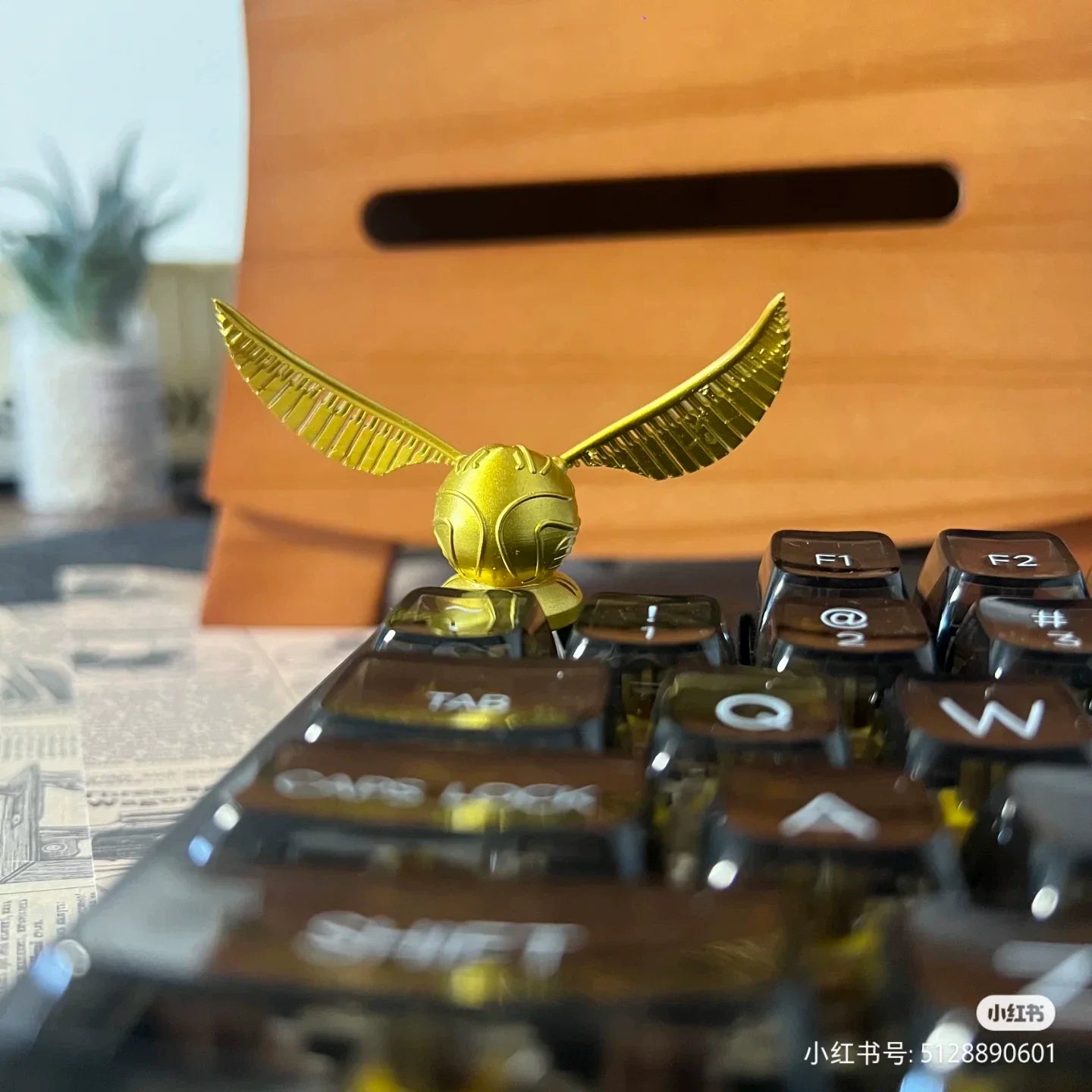 Gorros de Harry Potter, sombrero de clasificación, teclas de teclado mecánico Hogarts, teclas de resina personalizadas, regalo masculino Esc - CR mark