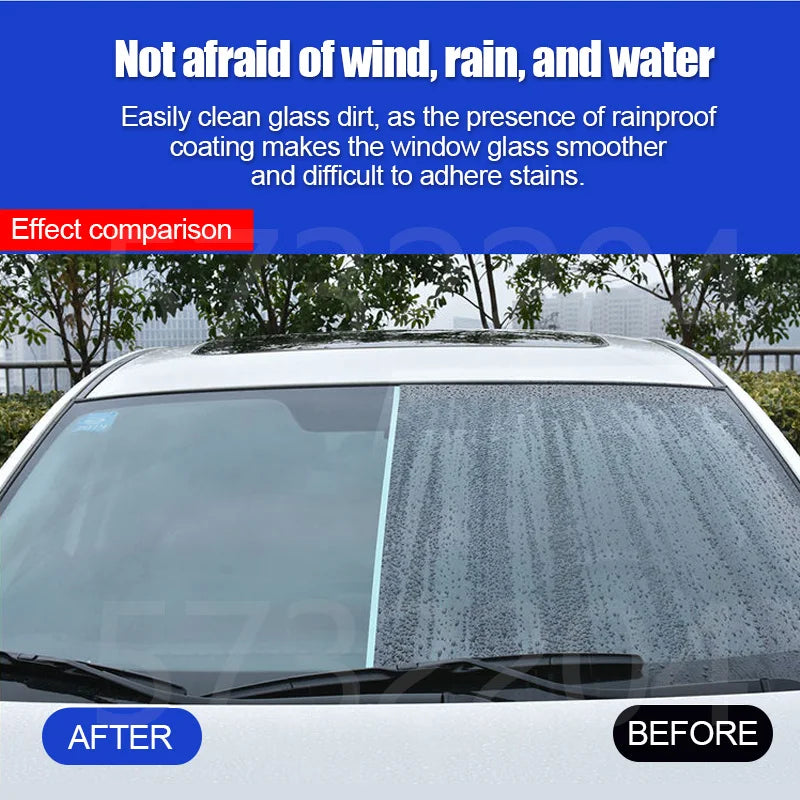 Anti-rain water spray for car windows, hydrophobic waterproofing agent, nano coating, oil film removal, automotive glass film agent