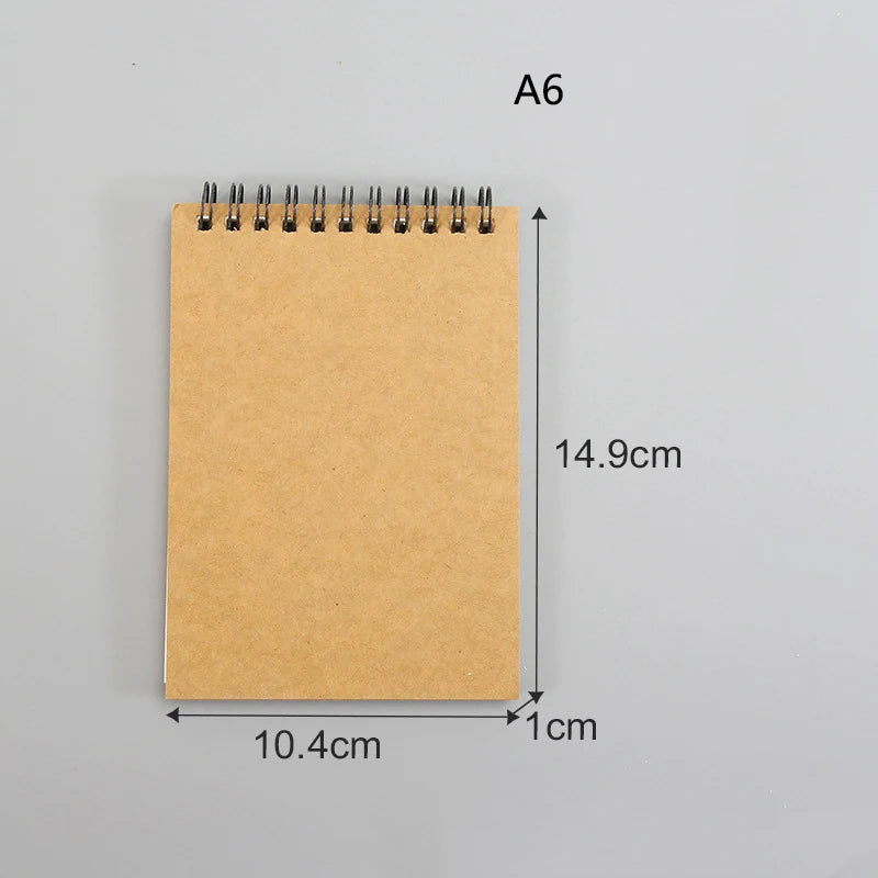 Sketchbook, drawing book, hand-drawn art book, thickened blank coil, loose-leaf hardcover, watercolor hand with cover