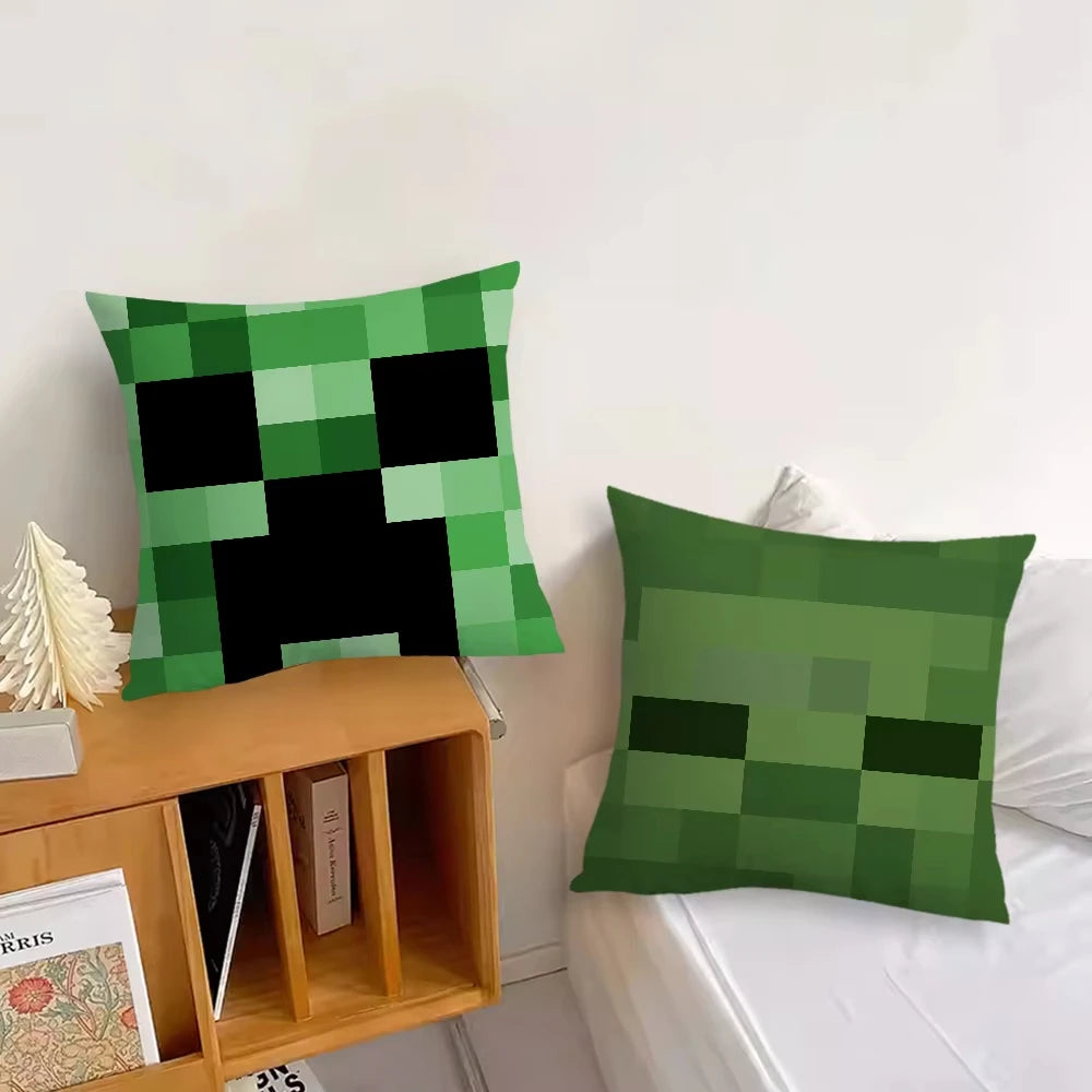 W-WWE Pillow Cover for Living Room, Double-Sided Print, Suitable for Home, Square Pillow, Bedroom and Living Room Decoration, Gift