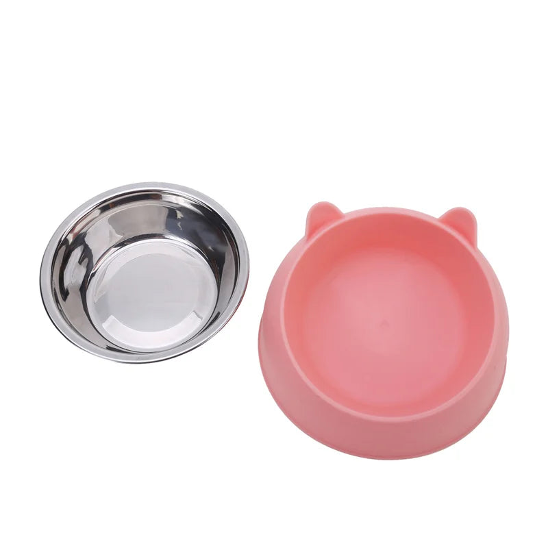 100ml Dog and Cat Bowl, Non-Slip 15 Degree Slanted Base, Pet Feeder and Water Bowl, Neck Protection, Pet Bowl Accessories