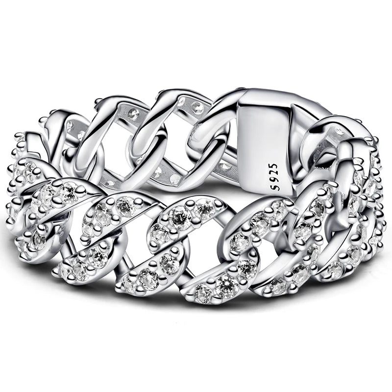 Nuevo Anillo de Plata de Ley 925, anillo atrevido de mariposa brillante para mujer, joyería - CR mark