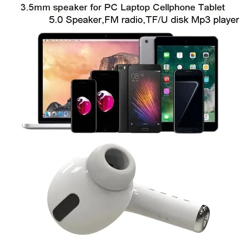 Bluetooth speaker with portable giant headphone mode, wireless player, headphones, stereo music speaker, radio playback soundbar