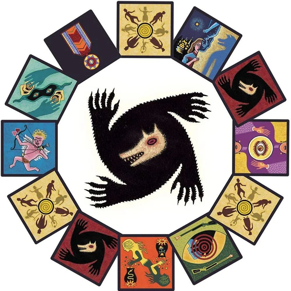 Hombres Lobo de Castronegro, Juego de Cartas, Juego de Mesa de Estrategia para Familias, Fiestas, Reuniones de Amigos, Divertido Juego de Deducción Social