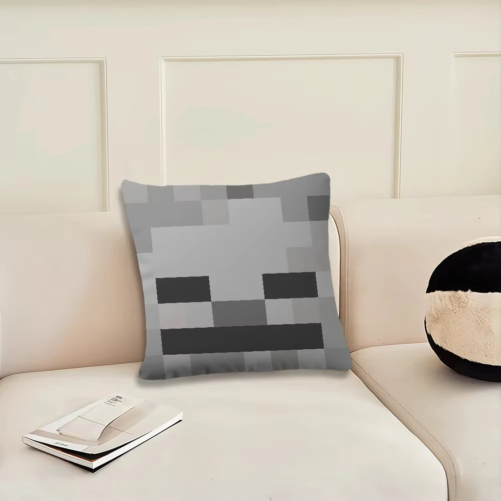 W-WWE Pillow Cover for Living Room, Double-Sided Print, Suitable for Home, Square Pillow, Bedroom and Living Room Decoration, Gift