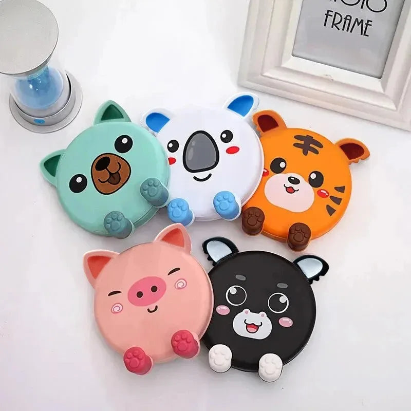 Soporte para teléfono móvil de dibujos animados, soporte plegable de elevación, soporte plano Universal multifuncional para escritorio, soporte para teléfono, 1 ud.