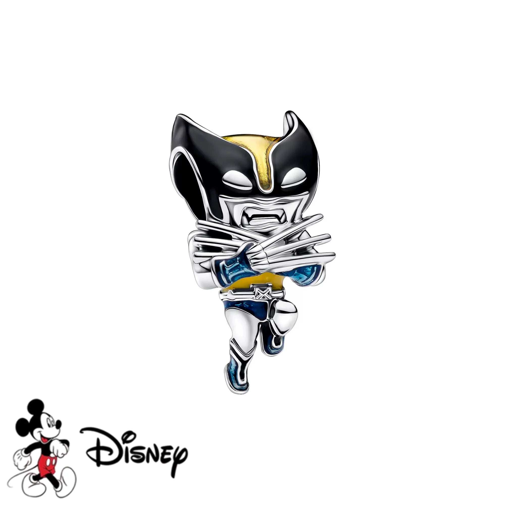 New DIY Jewelry Charms from the Disney Marvel Universe, Spider-Man Gifts, Captain America Pendant Charms, Compatible with Original Silver Bracelets and Necklaces