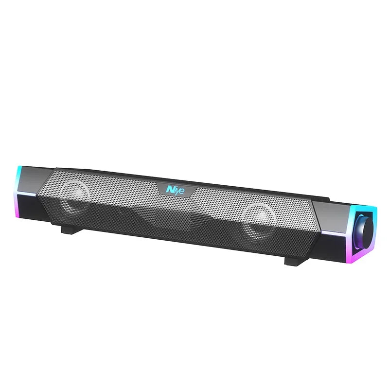 Altavoces 4D para ordenador, Bluetooth 5,0, altavoz con cable, barra de sonido envolvente, altavoz estéreo, subwoofer, barra de sonido para ordenador portátil y Notebook