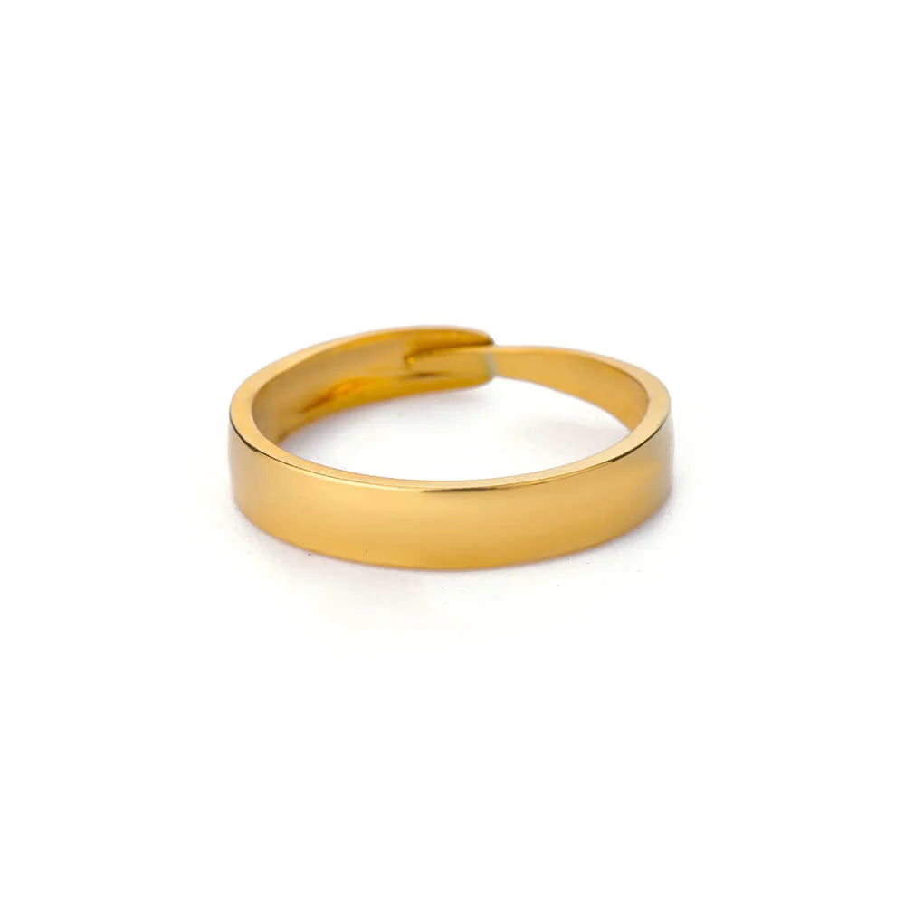 Anillos geométricos de circón de acero inoxidable para mujer, joyería de lujo con mal de ojo, Color dorado, ajustable, joyería estética de boda a la moda, regalo