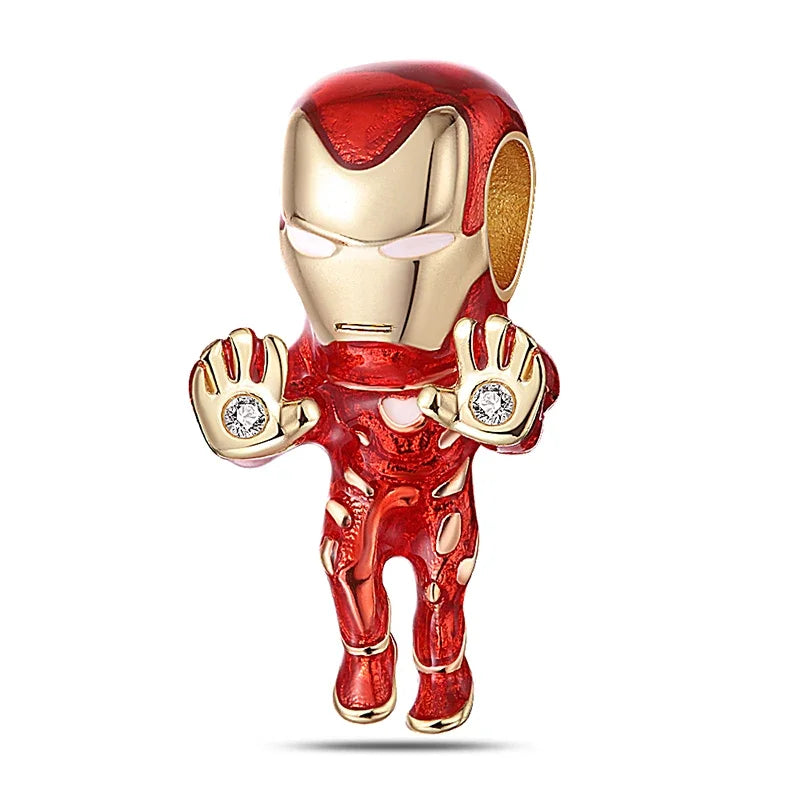 Cuentas MINISO de Plata de Ley 925 para pulseras de Potter de Harry 3mm originales 925, colgante para mujer, joyería DIY, regalos - CR mark