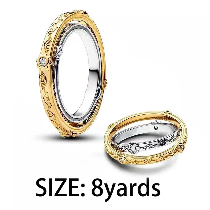 Cuentas MINISO de Plata de Ley 925 para pulseras de Potter de Harry 3mm originales 925, colgante para mujer, joyería DIY, regalos - CR mark