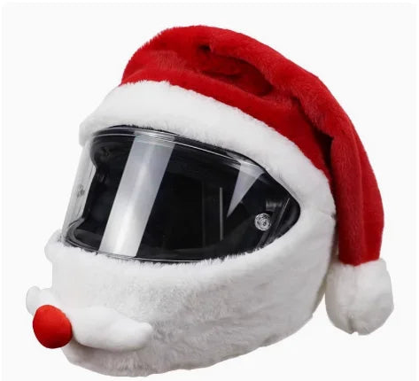 Cubierta protectora para casco, conjunto de felpa esponjosa de dibujos animados para motocicleta, funda protectora de cara completa, especial de seguridad para motocicleta - CR mark