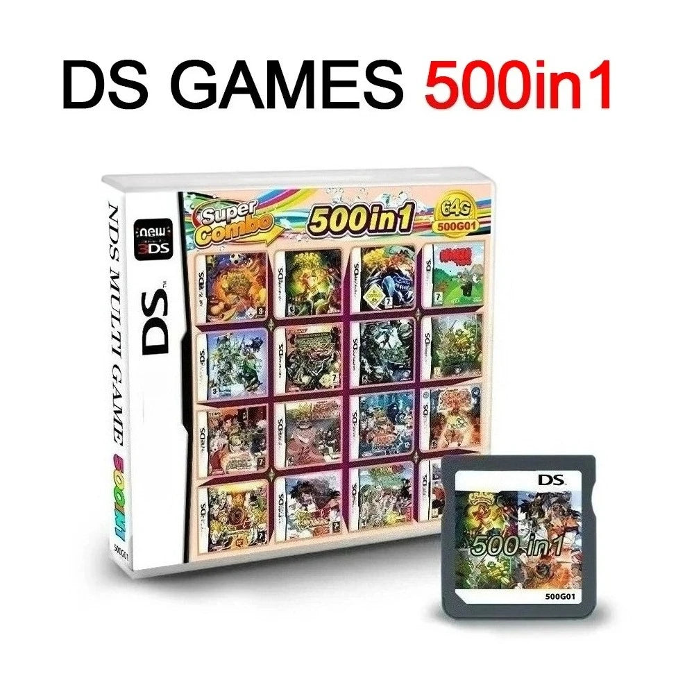 Tarjeta de Juego NDS, Versión Estadounidense, Versión Europea, Juego Todo en Uno V2, Nueva Tarjeta de Juego Pokémon NDS 482 en 1, 520 en 1, 468 en 1, 23 en 1, Juegos DS