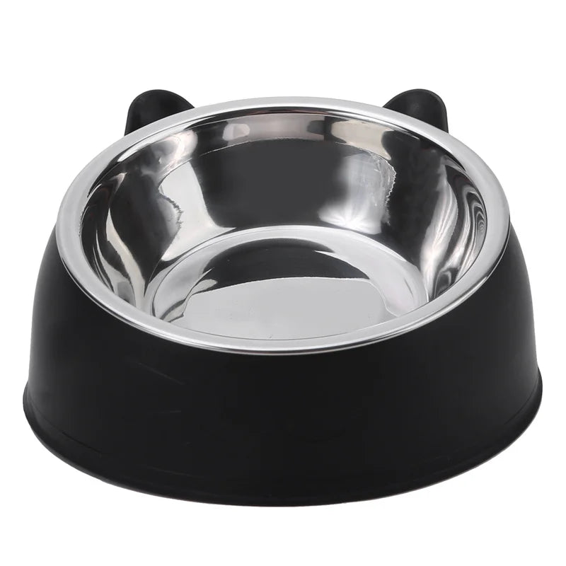 100ml Dog and Cat Bowl, Non-Slip 15 Degree Slanted Base, Pet Feeder and Water Bowl, Neck Protection, Pet Bowl Accessories