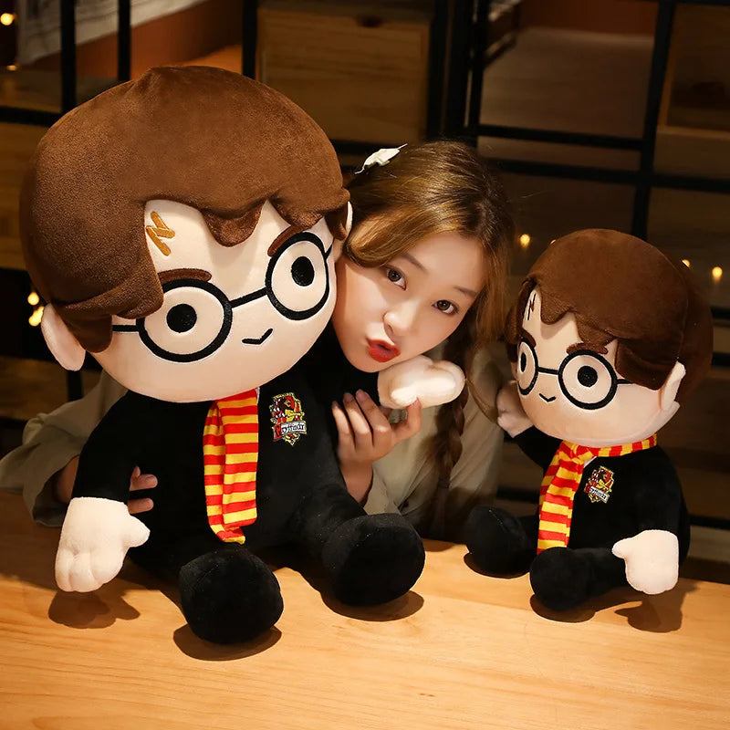 Tamaño grande encantador Harry Potter Plushies dibujos animados relleno Anime Ron Weasley juguete de peluche almohada decoración del hogar regalos de muñecas suaves - CR mark