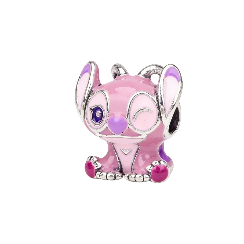 New Disney Stitch Charm Pendant, Winnie the Pooh, Toy Story, Marvel, ST Upside Down, Compatible with Bracelets and Necklaces, for DIY Jewelry, Gift for Women