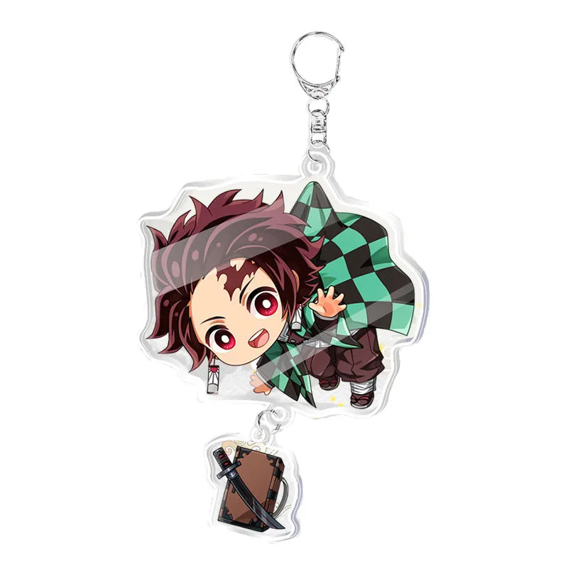 New Demon Slayer Acrylic Decoration Anime Tanjirou Nezuko Badge Cosplay Party Gift Fan Gift