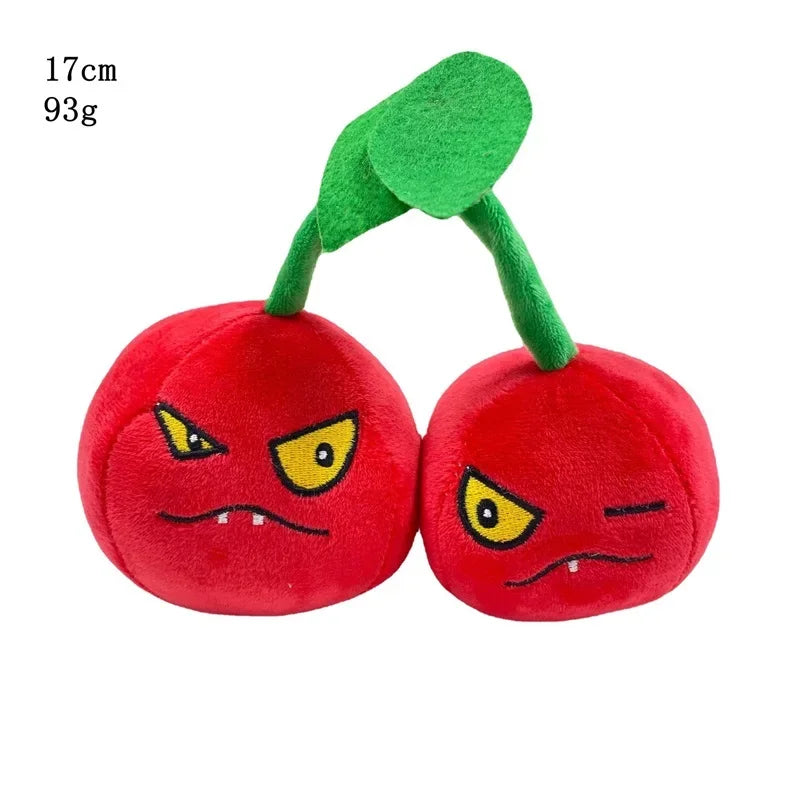 18cm Plants vs Zombies Peashooter Plush Toy Cute Snow Pea Threepeater Soft Stuffed Toys Gifts for Kids