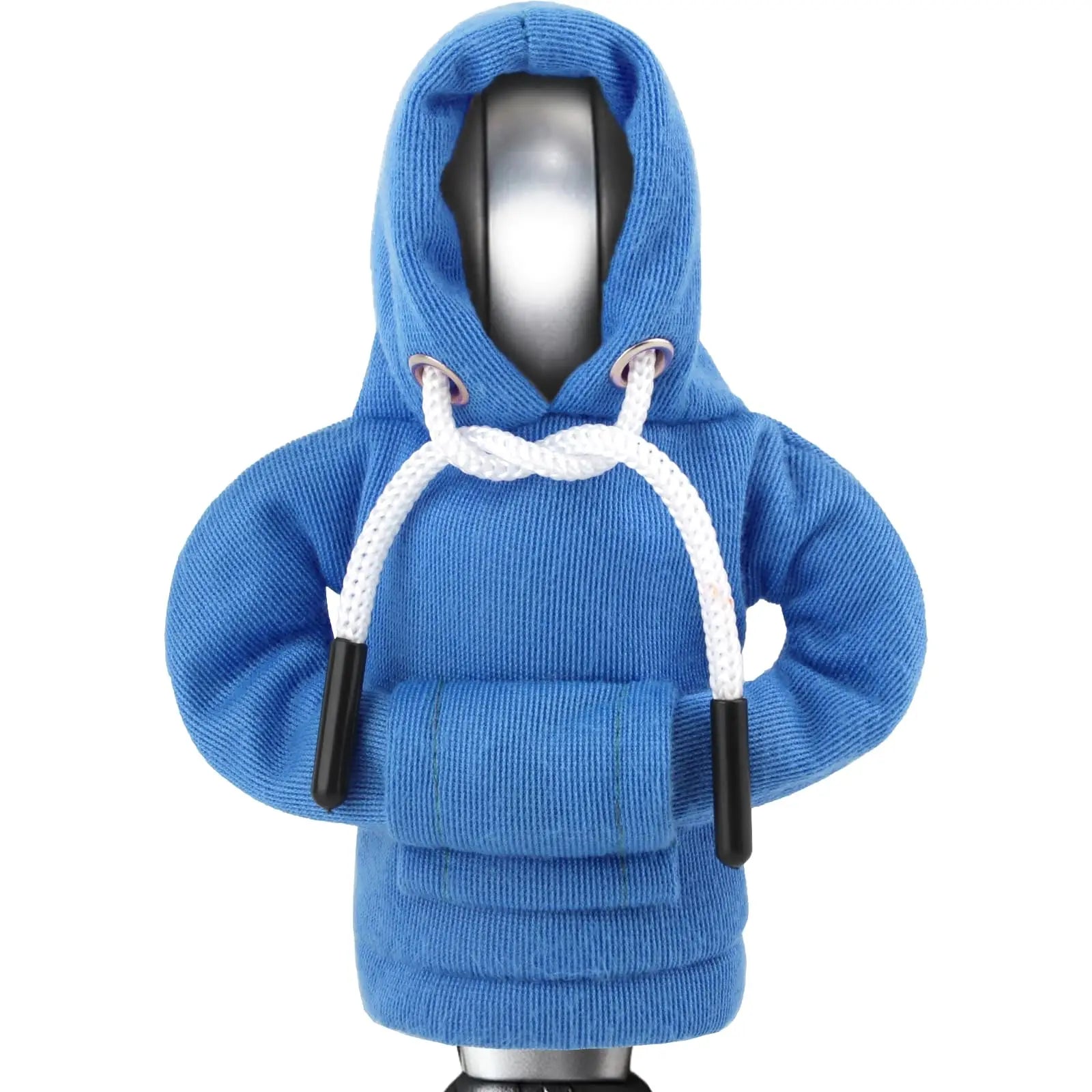 Cubierta de palanca de cambios de coche, Sudadera con capucha pequeña, palanca de cambios creativa, cubierta de manija de palanca de cambios, cubierta de ropa de palanca de coche
