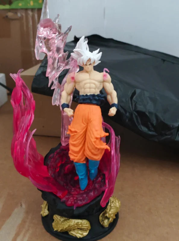 2025 New Dragon Ball Son Goku 25cm Figure Ultra Instinct Super Saiyan PVC Statue Figurine Model Ornament Collection Gift