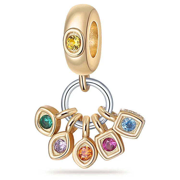 Cuentas MINISO de Plata de Ley 925 para pulseras de Potter de Harry 3mm originales 925, colgante para mujer, joyería DIY, regalos - CR mark