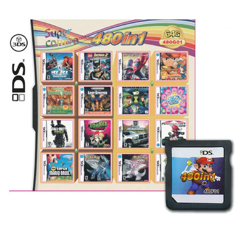 4300 en 1 Compilación DS NDS 3DS 3DS NDSL Cartucho de juego Tarjeta Videojuego Reproductor portátil (tarjeta R4)