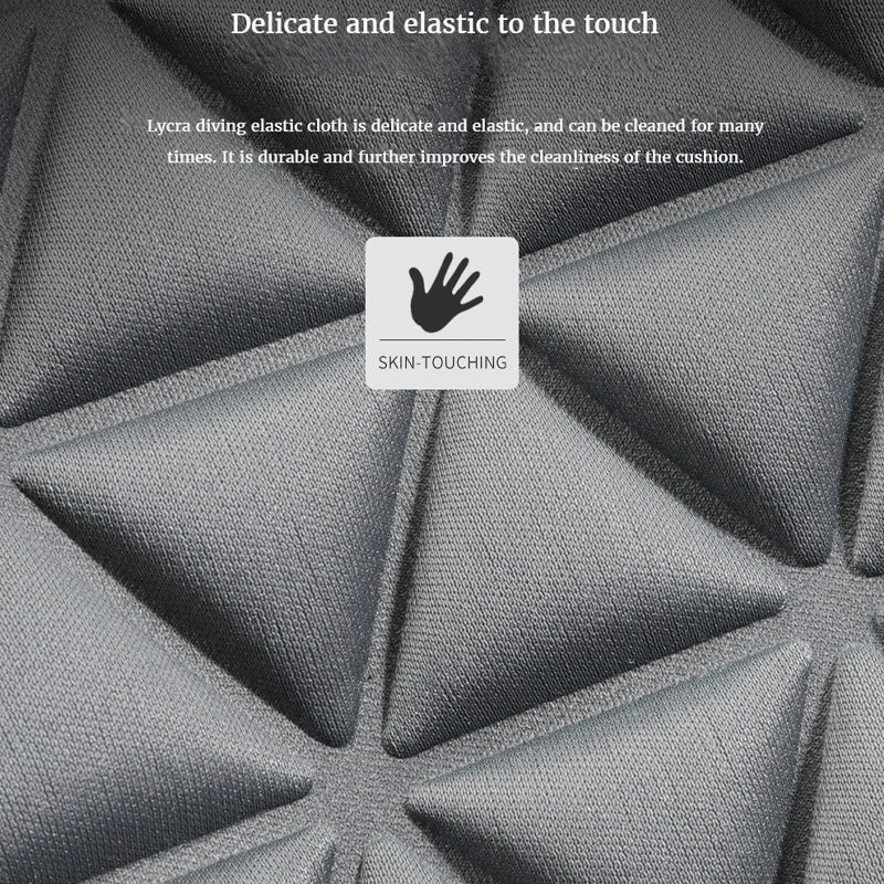 3D Suspended Car Seat Cushion, Embossed Pattern Seat Cover, All-Season Fit for Most Cars