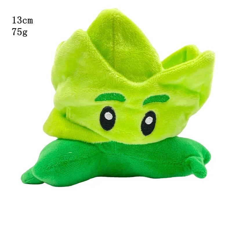 18cm Plants vs Zombies Peashooter Plush Toy Cute Snow Pea Threepeater Soft Stuffed Toys Gifts for Kids
