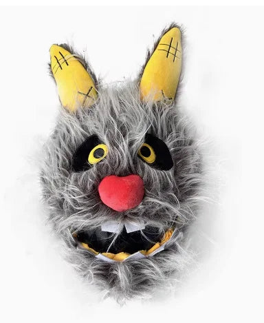 Cubierta protectora para casco, conjunto de felpa esponjosa de dibujos animados para motocicleta, funda protectora de cara completa, especial de seguridad para motocicleta - CR mark