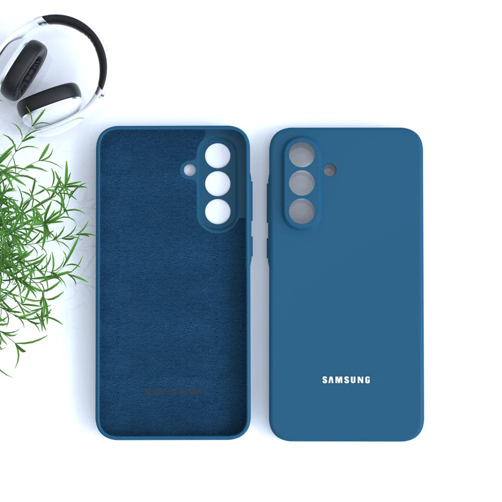 For Samsung Galaxy A56 A36 A16 A55 A35 A15 A54 A34 S25 S24 S23 Soft Liquid Silicone Case Ultra Thin Shockproof Back Cover for Phone