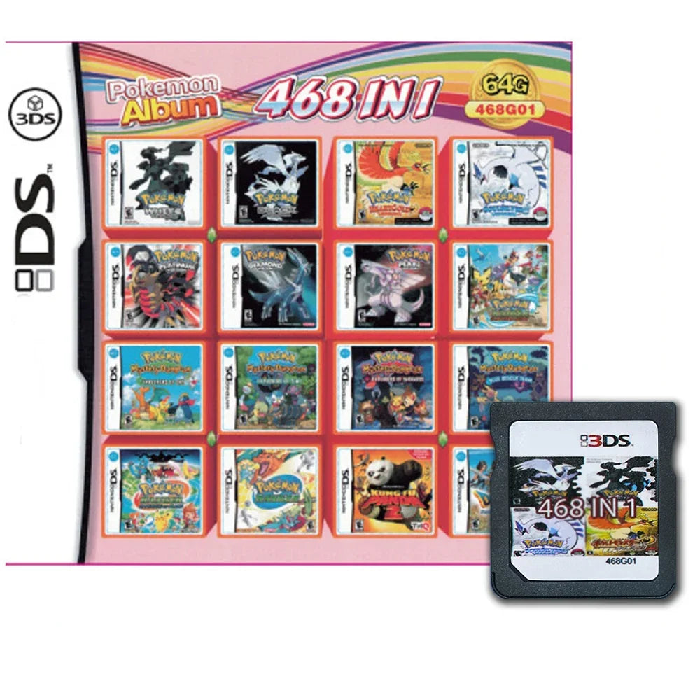 4300 en 1 Compilación DS NDS 3DS 3DS NDSL Cartucho de juego Tarjeta Videojuego Reproductor portátil (tarjeta R4)
