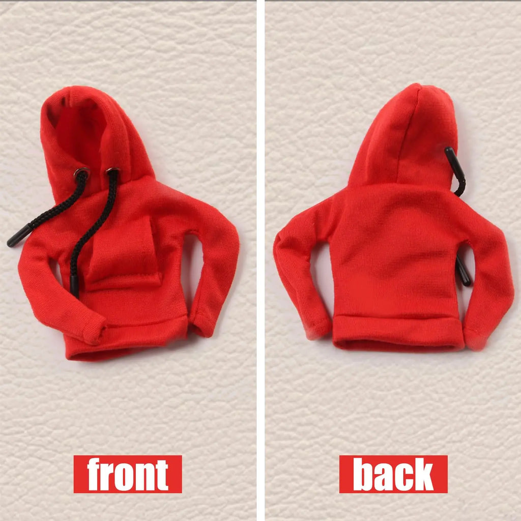 Cubierta de palanca de cambios de coche, Sudadera con capucha pequeña, palanca de cambios creativa, cubierta de manija de palanca de cambios, cubierta de ropa de palanca de coche
