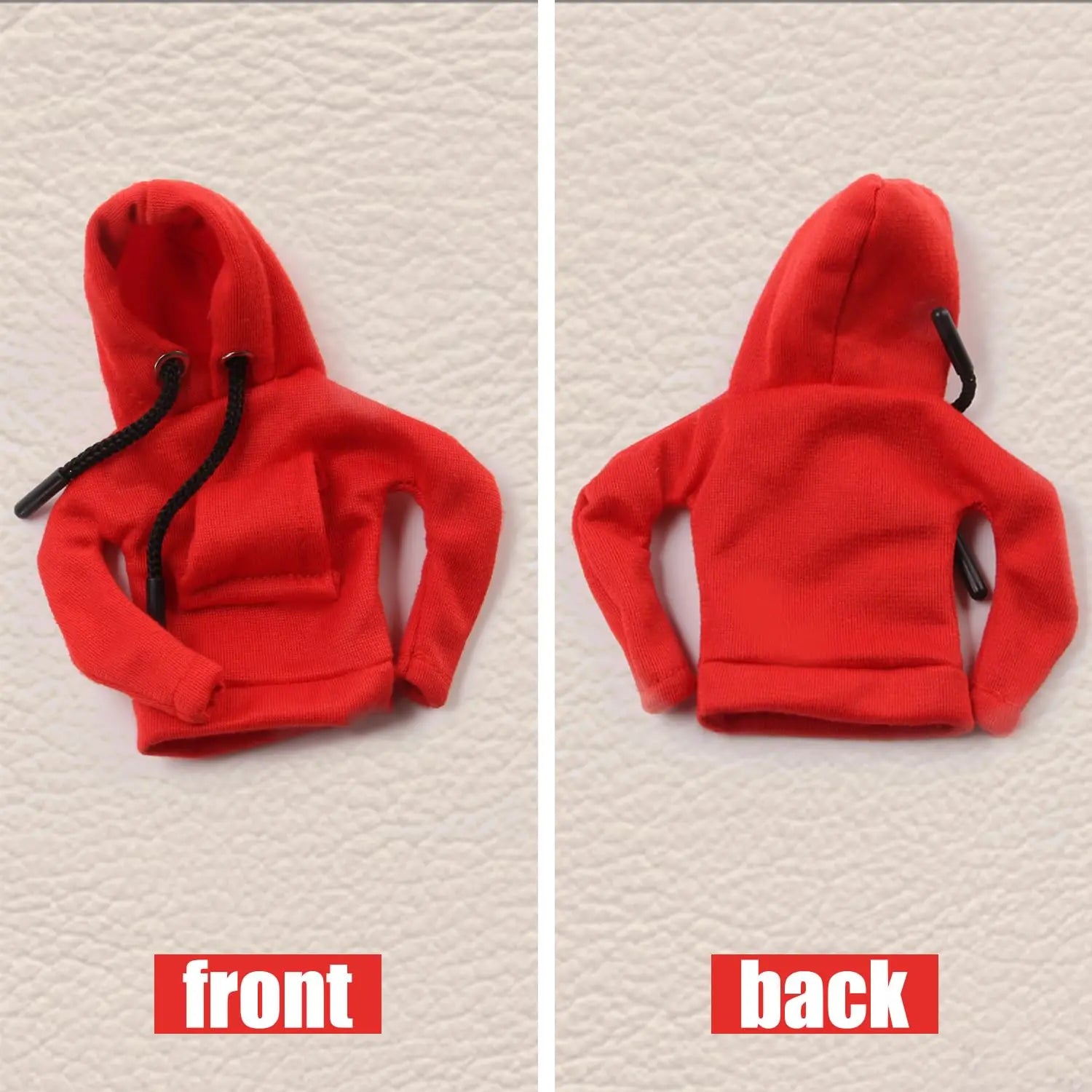 Cubierta de palanca de cambios de coche, Sudadera con capucha pequeña, palanca de cambios creativa, cubierta de manija de palanca de cambios, cubierta de ropa de palanca de coche