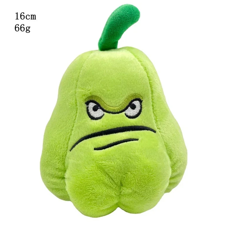 18cm Plants vs Zombies Peashooter Plush Toy Cute Snow Pea Threepeater Soft Stuffed Toys Gifts for Kids