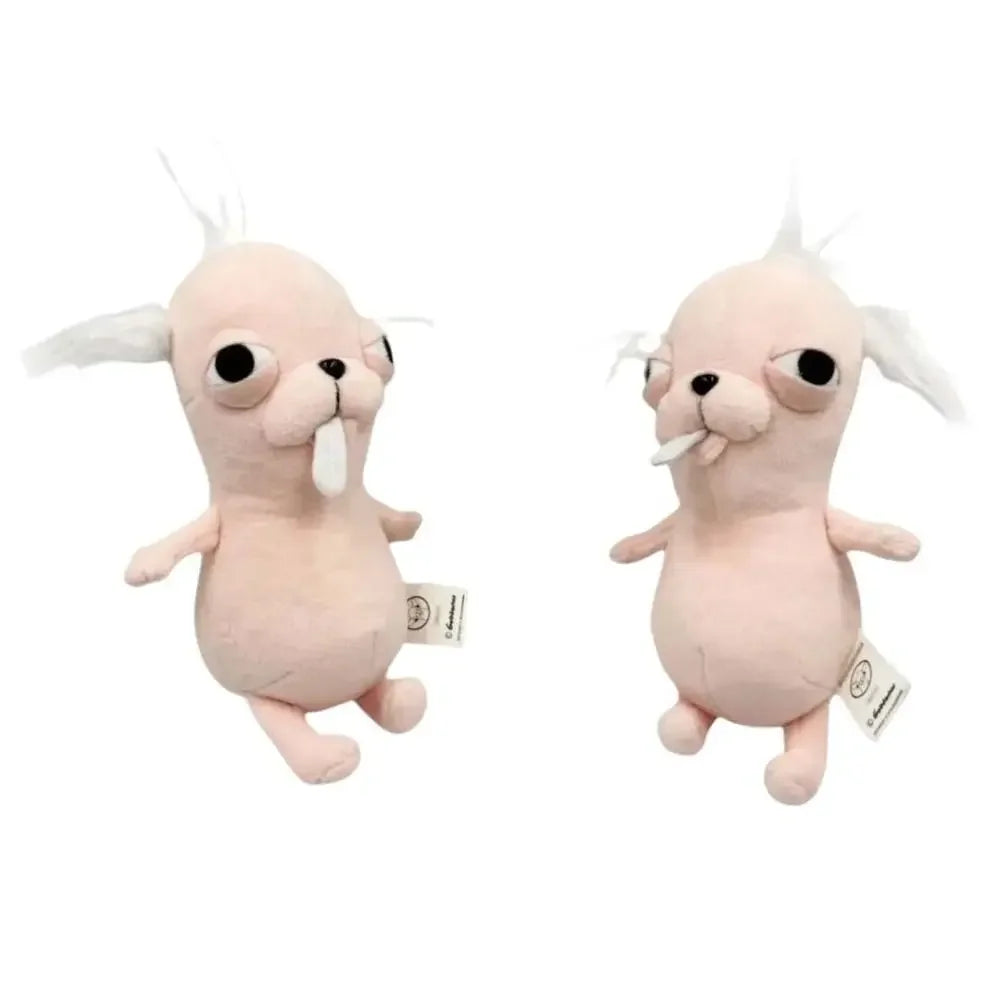 Funny Chihuahua Plush Toy Keychain Pendant Puppy Pet Stuffed Chihuahua Doll Weird Cute Realistic Plush Chihuahua Friend Gift