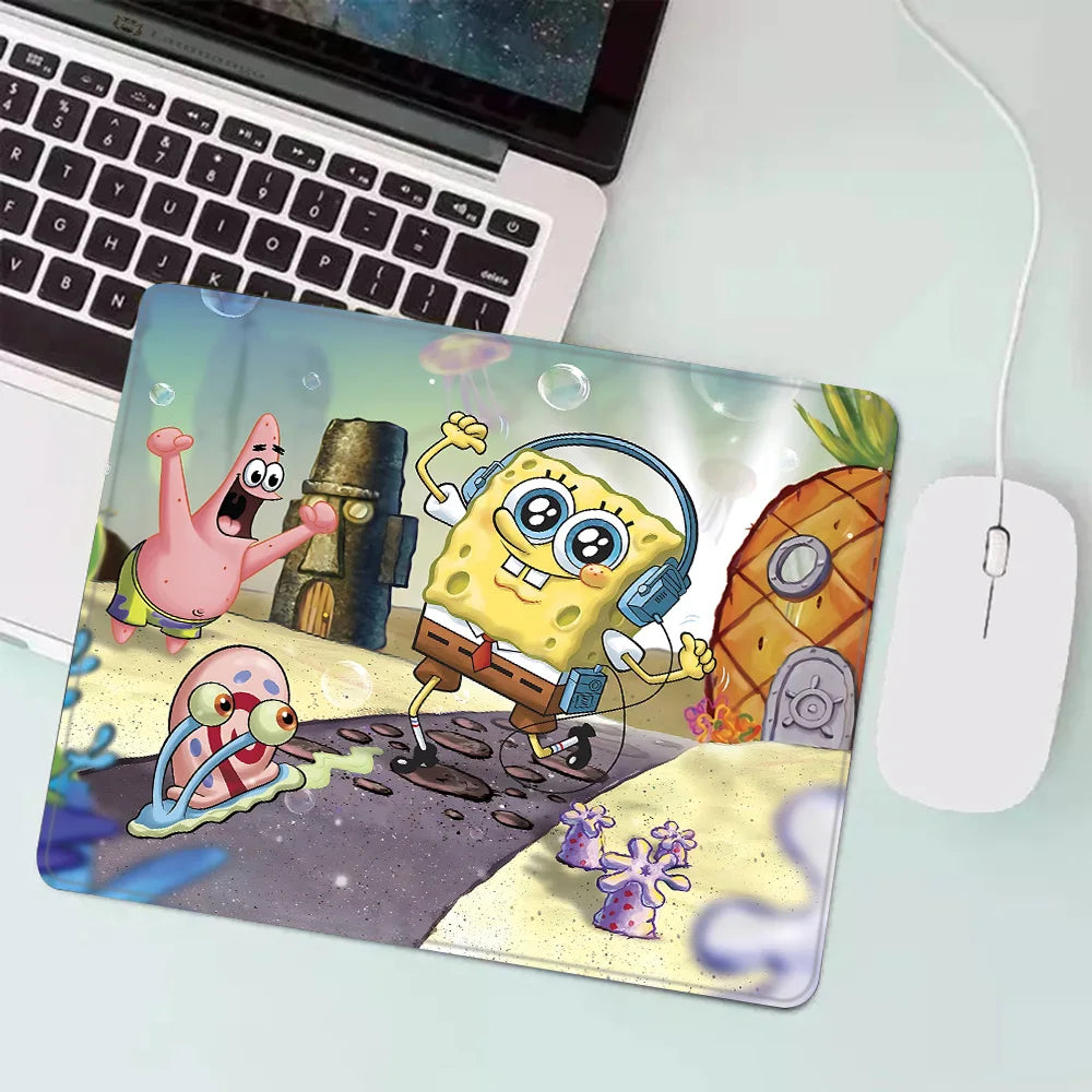 Spongebobs XS Gaming Mouse Pad, Small PC Mouse Pad, Desk Decoration, Office Mouse Pad, Desk Mat